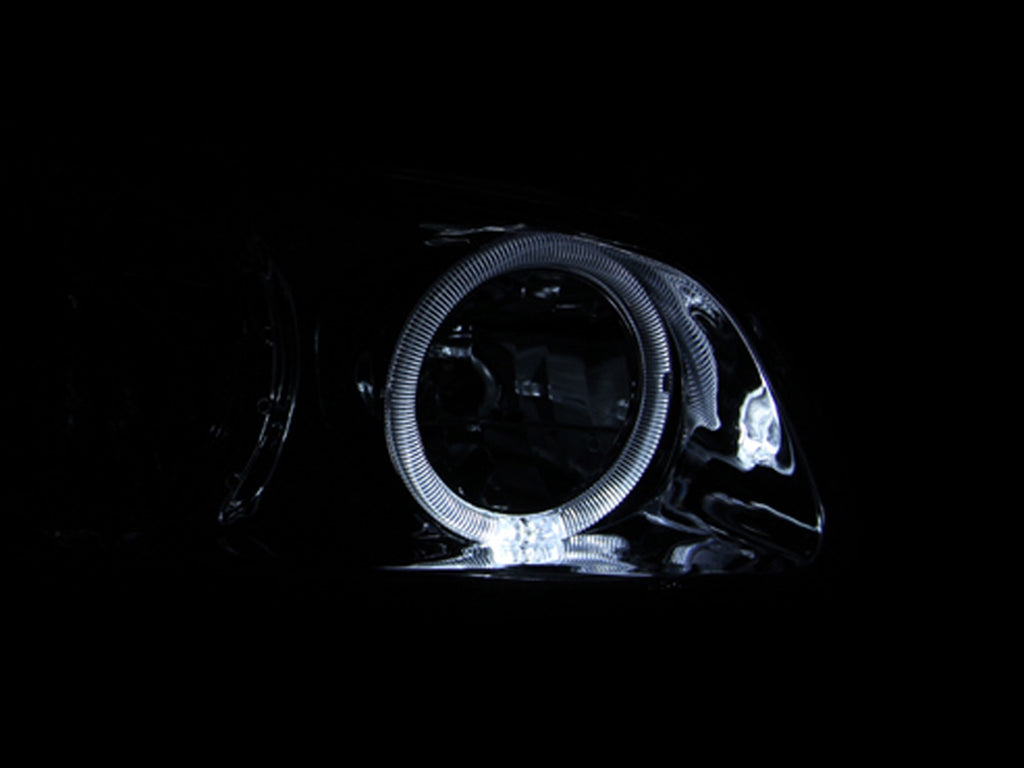 Anzo USA 121123 Crystal Headlight Set w/Halo Fits 00-01 Camry