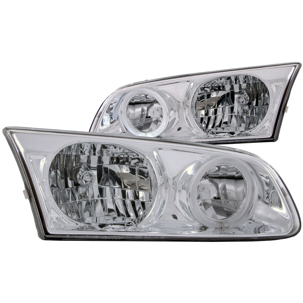 Anzo USA 121124 Crystal Headlight Set w/Halo Fits 00-01 Camry