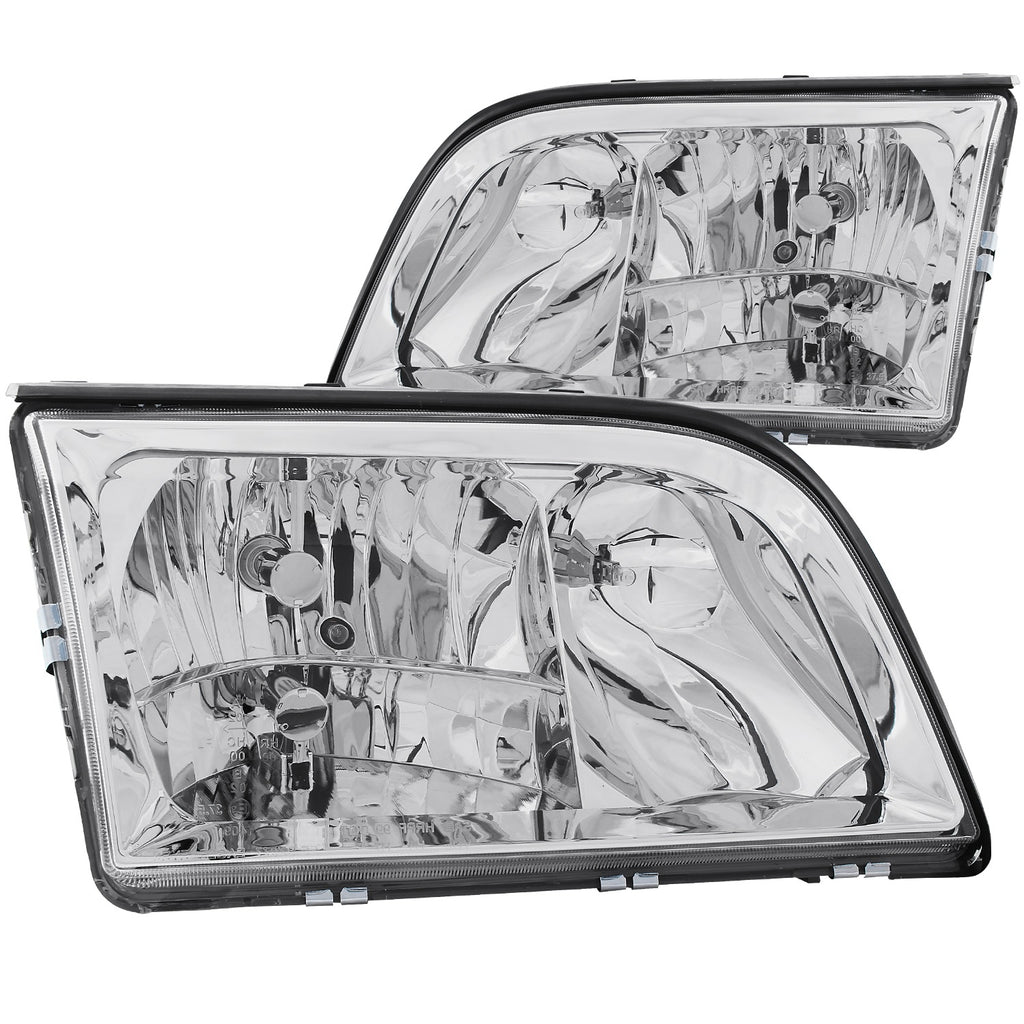 Anzo USA 121145 Crystal Headlight Set Fits 94-99 S320 S350 S420 S500 S600