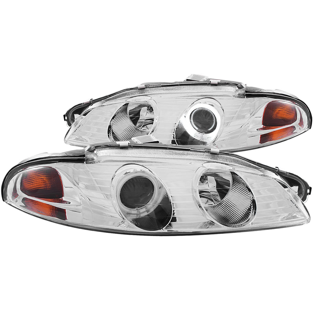 Anzo USA 121149 Projector Headlight Set w/Halo Fits 97-99 Eclipse