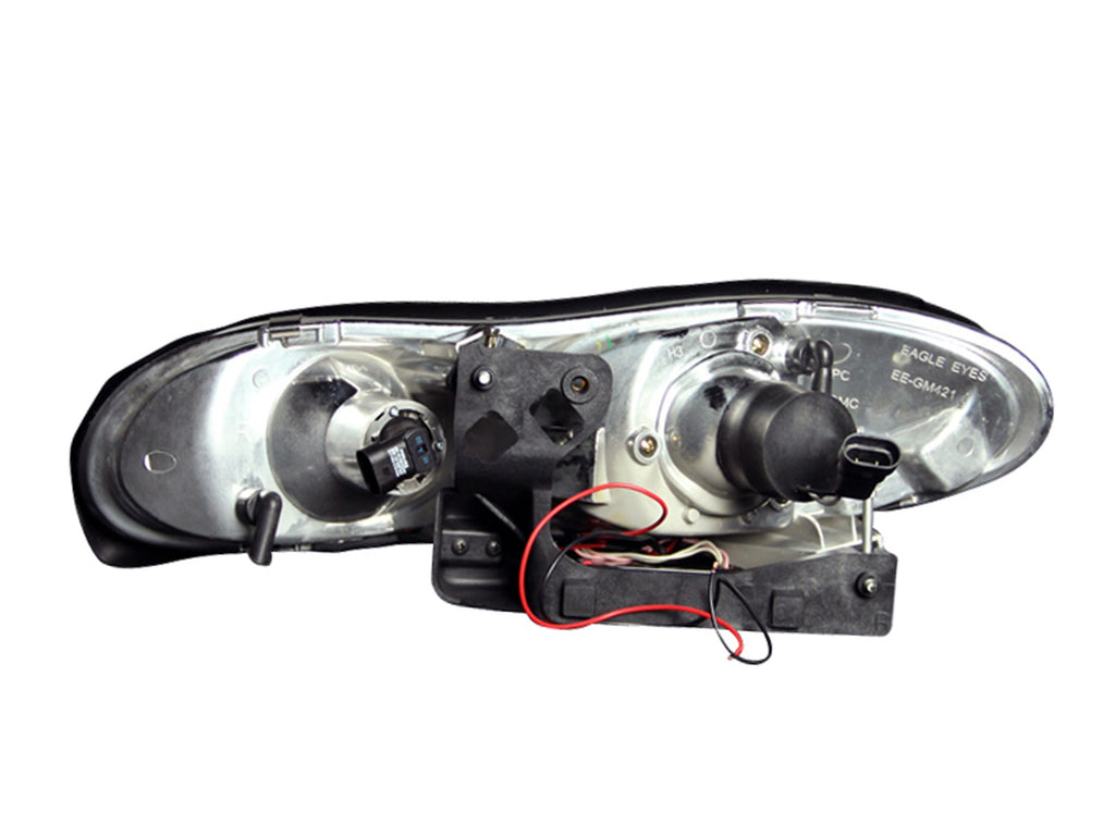 Anzo USA 121159 Projector Headlight Set w/Halo Fits 98-02 Camaro