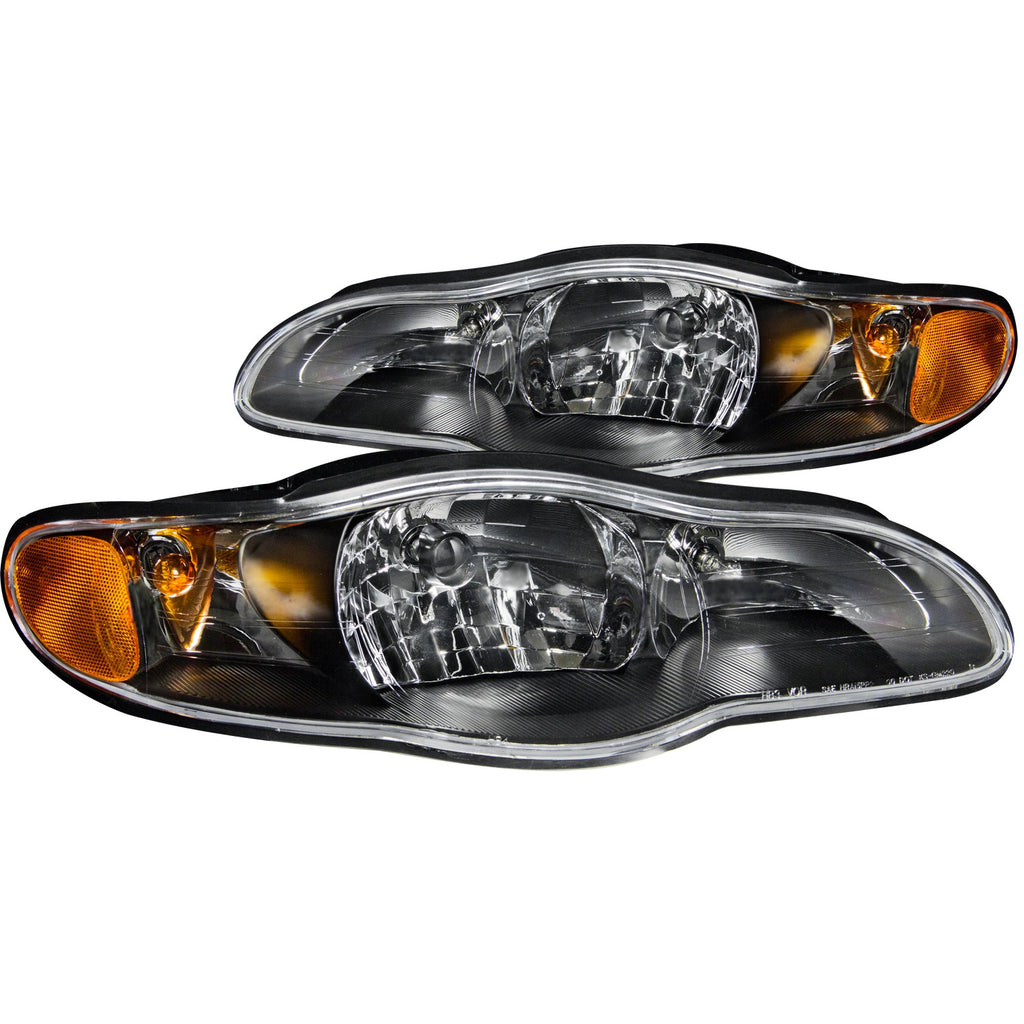 Anzo USA 121165 Crystal Headlight Set Fits 00-05 Monte Carlo