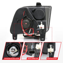 Load image into Gallery viewer, Anzo USA 121166 Projector Headlight Set w/Halo Fits 05-09 Mustang