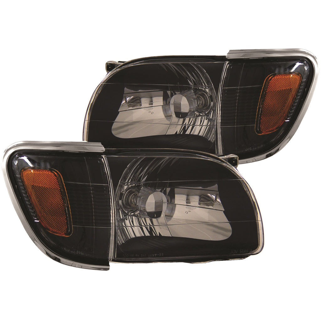Anzo USA 121190 Crystal Headlight Set Fits 01-04 Tacoma