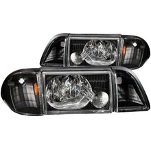 Load image into Gallery viewer, Anzo USA 121192 Crystal Headlight Set Fits 87-93 Mustang