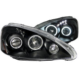 Anzo USA 121197 Projector Headlight Set w/Halo Fits 05-06 RSX