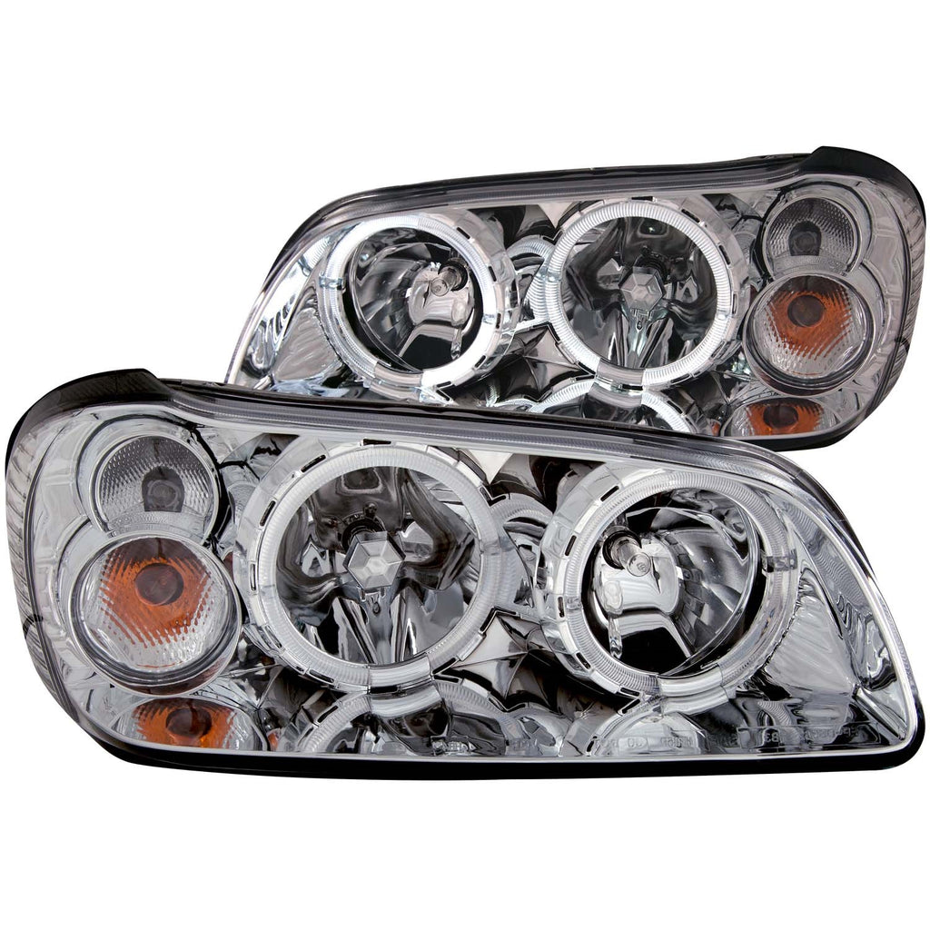 Anzo USA 121202 Crystal Headlight Set w/Halo Fits 02-03 Maxima