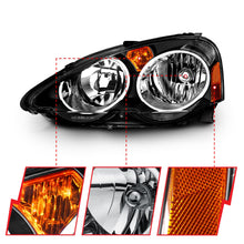 Load image into Gallery viewer, Anzo USA 121209 Crystal Headlight Set Fits 02-04 RSX