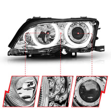Load image into Gallery viewer, Anzo USA 121212 Projector Headlight Set w/Halo Fits 02-05 325i 325xi 330i 330xi