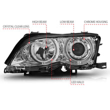 Load image into Gallery viewer, Anzo USA 121212 Projector Headlight Set w/Halo Fits 02-05 325i 325xi 330i 330xi
