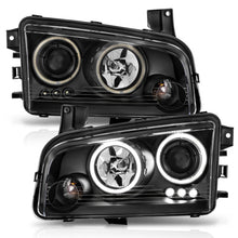 Load image into Gallery viewer, Anzo USA 121218 Projector Headlight Set w/Halo Fits 06-10 Charger