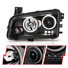 Load image into Gallery viewer, Anzo USA 121218 Projector Headlight Set w/Halo Fits 06-10 Charger