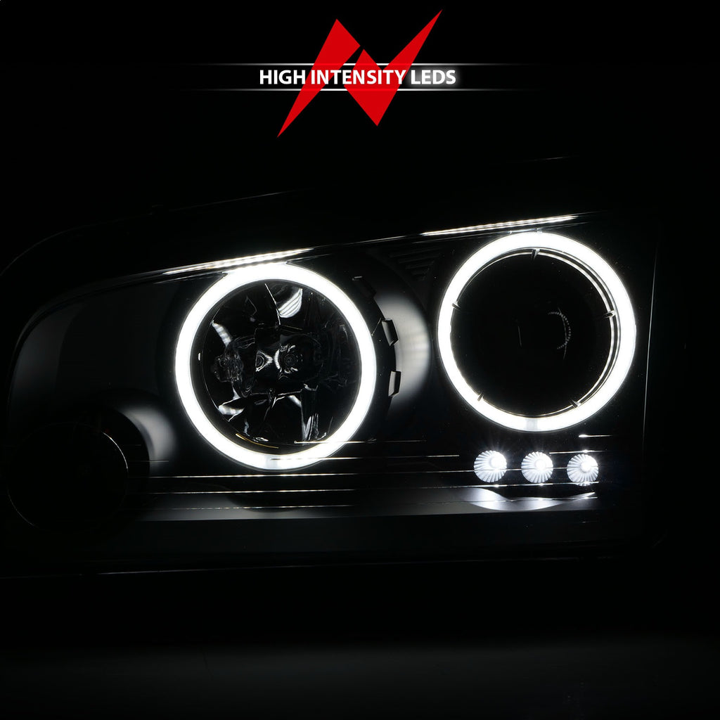 Anzo USA 121218 Projector Headlight Set w/Halo Fits 06-10 Charger