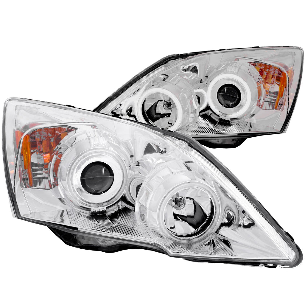 Anzo USA 121224 Projector Headlight Set w/Halo Fits 07-11 CR-V