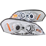 Anzo USA 121237 Projector Headlight Set w/Halo Fits 06-13 Impala Monte Carlo