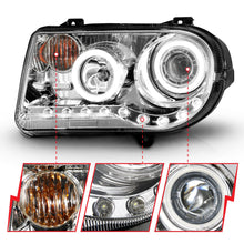 Load image into Gallery viewer, Anzo USA 121250 Projector Headlight Set w/Halo Fits 05-10 300