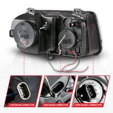 Load image into Gallery viewer, Anzo USA 121250 Projector Headlight Set w/Halo Fits 05-10 300