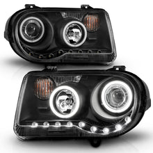 Load image into Gallery viewer, Anzo USA 121251 Projector Headlight Set w/Halo Fits 05-10 300