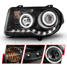 Load image into Gallery viewer, Anzo USA 121251 Projector Headlight Set w/Halo Fits 05-10 300