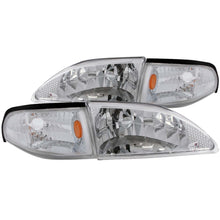 Load image into Gallery viewer, Anzo USA 121262 Crystal Headlight Set Fits 94-98 Mustang