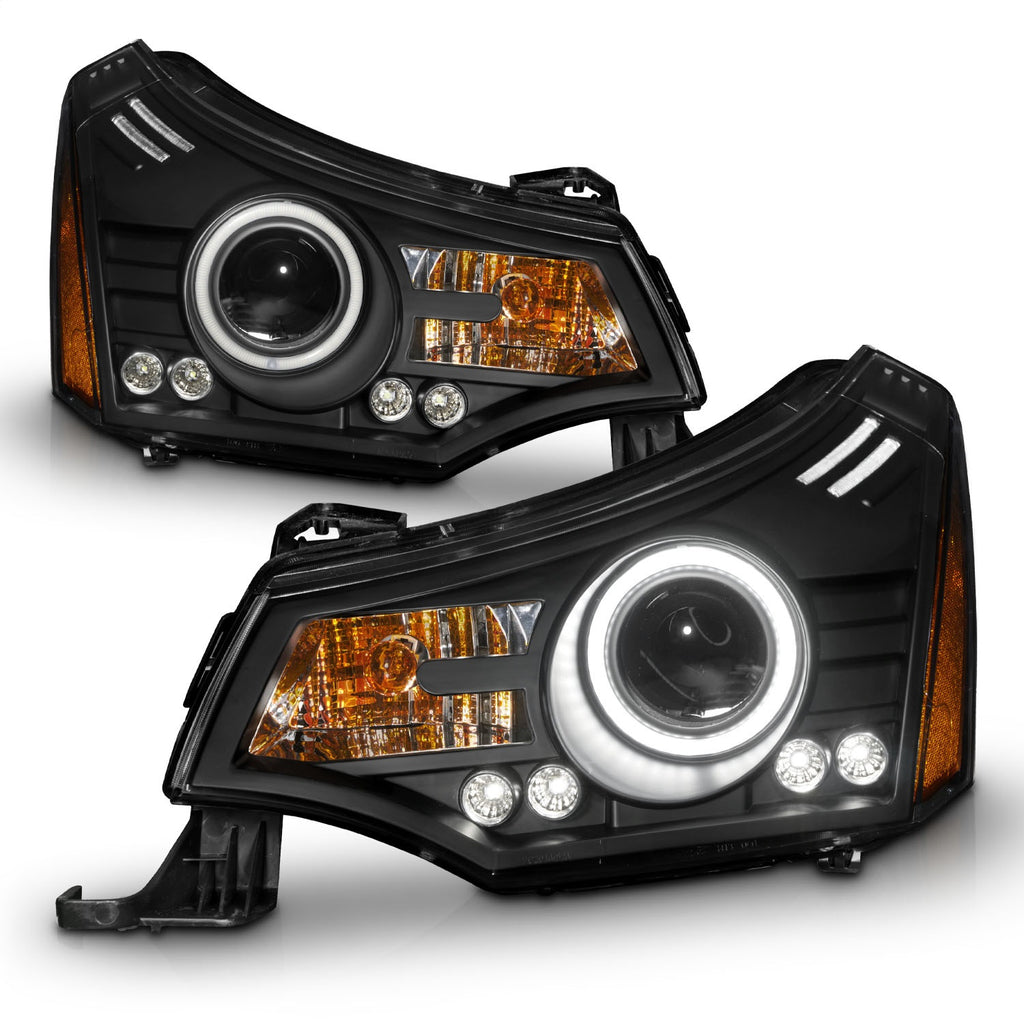 Anzo USA 121272 Projector Headlight Set w/Halo Fits 08-11 Focus