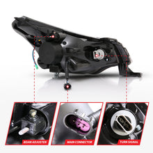 Load image into Gallery viewer, Anzo USA 121272 Projector Headlight Set w/Halo Fits 08-11 Focus