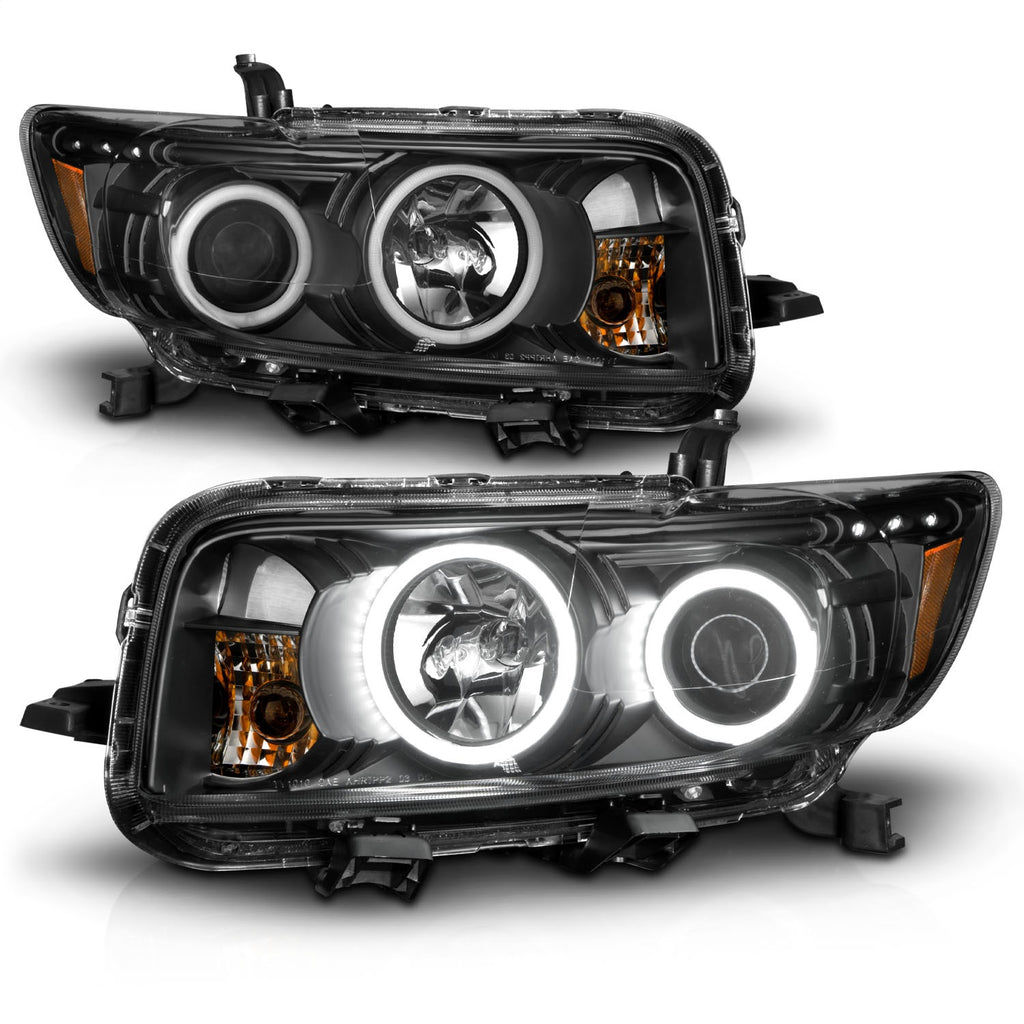 Anzo USA 121280 Projector Headlight Set w/Halo Fits 08-10 xB