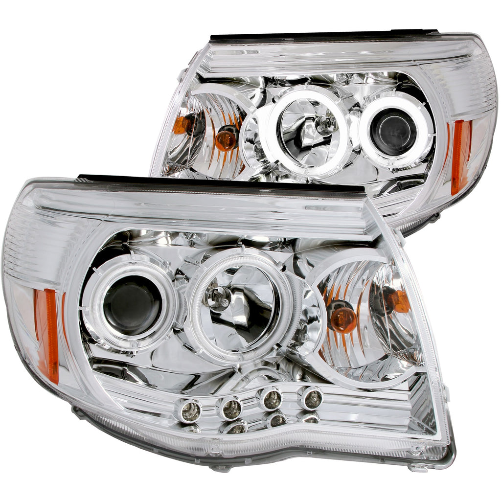 Anzo USA 121281 Projector Headlight Set w/Halo Fits 05-11 Tacoma