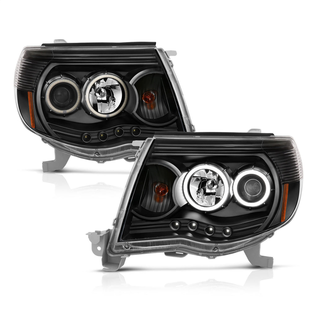 Anzo USA 121282 Projector Headlight Set w/Halo Fits 05-11 Tacoma