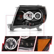 Load image into Gallery viewer, Anzo USA 121282 Projector Headlight Set w/Halo Fits 05-11 Tacoma