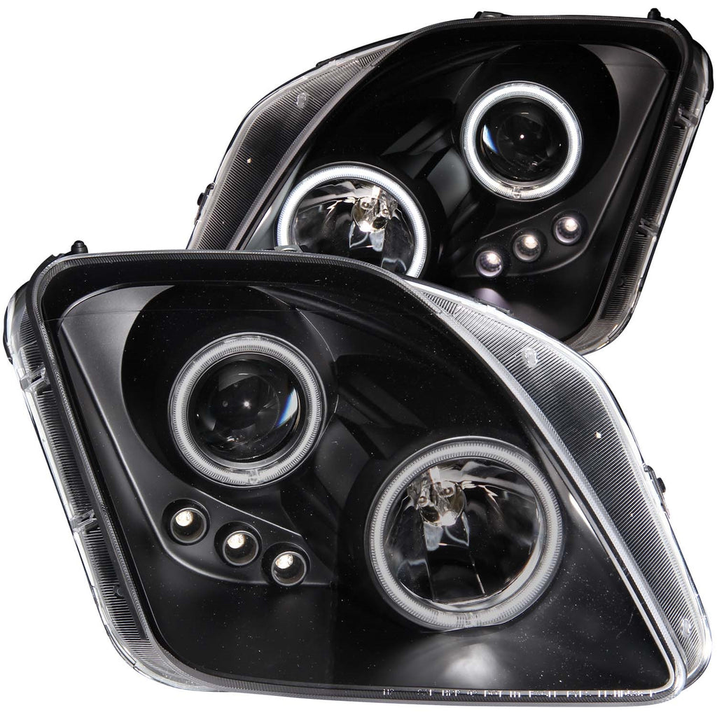 Anzo USA 121286 Projector Headlight Set w/Halo Fits 97-01 Prelude