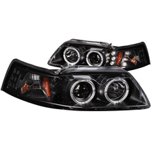 Load image into Gallery viewer, Anzo USA 121303 Projector Headlight Set w/Halo Fits 99-04 Mustang