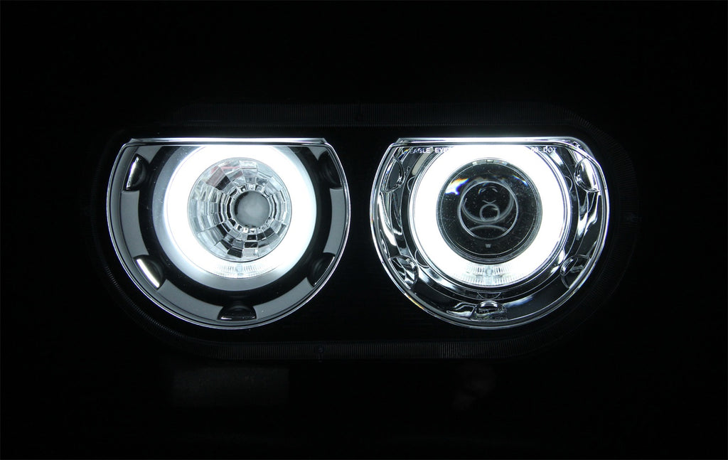 Anzo USA 121306 Projector Headlight Set w/Halo Fits 08-14 Challenger