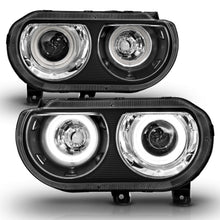 Load image into Gallery viewer, Anzo USA 121308 Projector Headlight Set w/Halo Fits 08-14 Challenger