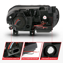 Load image into Gallery viewer, Anzo USA 121308 Projector Headlight Set w/Halo Fits 08-14 Challenger