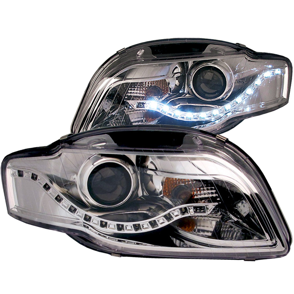 Anzo USA 121317 Projector Headlight Set Fits 06-08 A4