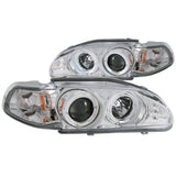 Anzo USA 121319 Projector Headlight Set w/Halo Fits 92-95 Civic