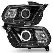 Load image into Gallery viewer, Anzo USA 121323 Projector Headlight Set w/Halo Fits 10-14 Mustang