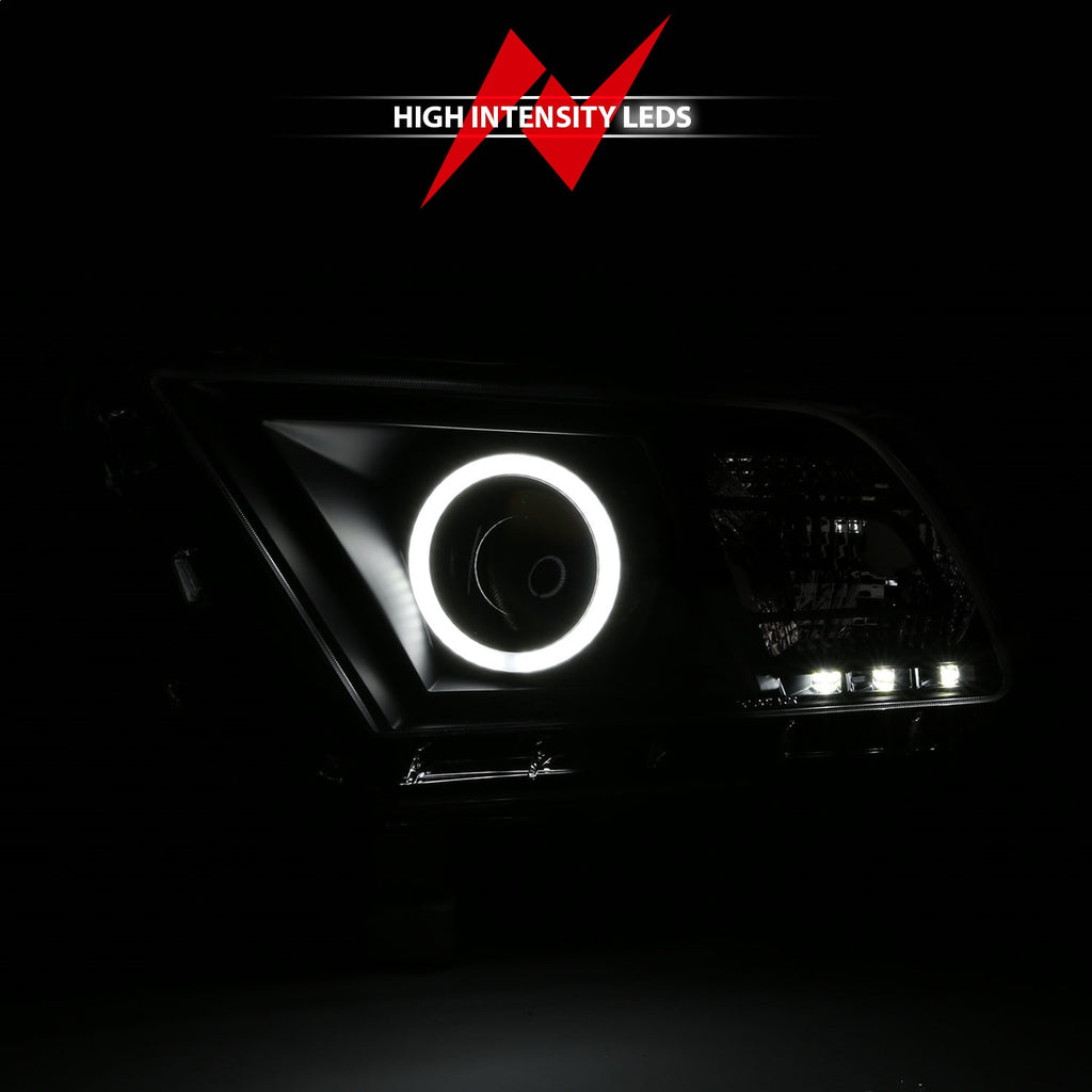 Anzo USA 121323 Projector Headlight Set w/Halo Fits 10-14 Mustang