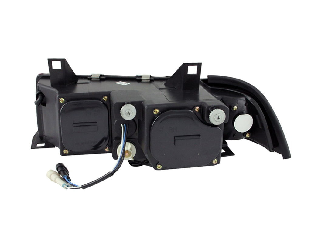Anzo USA 121325 Projector Headlight Set w/Halo Fits 92-98 318i 320i 325i 328i