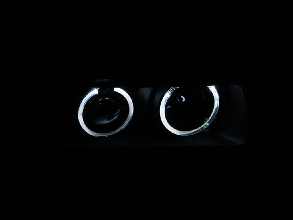 Anzo USA 121325 Projector Headlight Set w/Halo Fits 92-98 318i 320i 325i 328i
