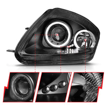 Load image into Gallery viewer, Anzo USA 121332 Projector Headlight Set w/Halo Fits 00-05 Eclipse