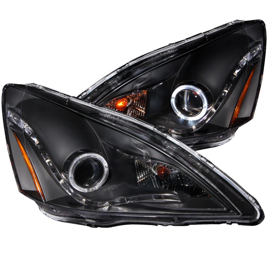 Anzo USA 121337 Projector Headlight Set w/Halo Fits 03-07 Accord