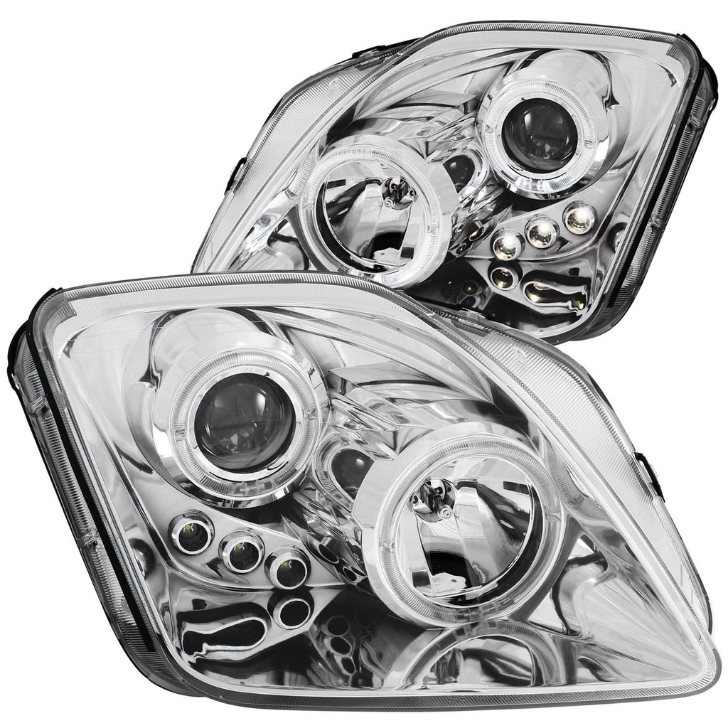 Anzo USA 121342 Projector Headlight Set w/Halo Fits 97-01 Prelude