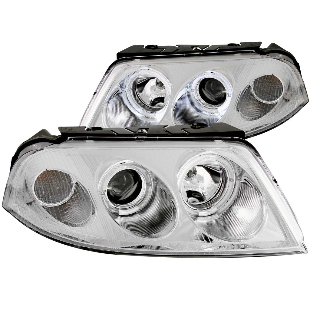 Anzo USA 121358 Projector Headlight Set w/Halo Fits 01-05 Passat