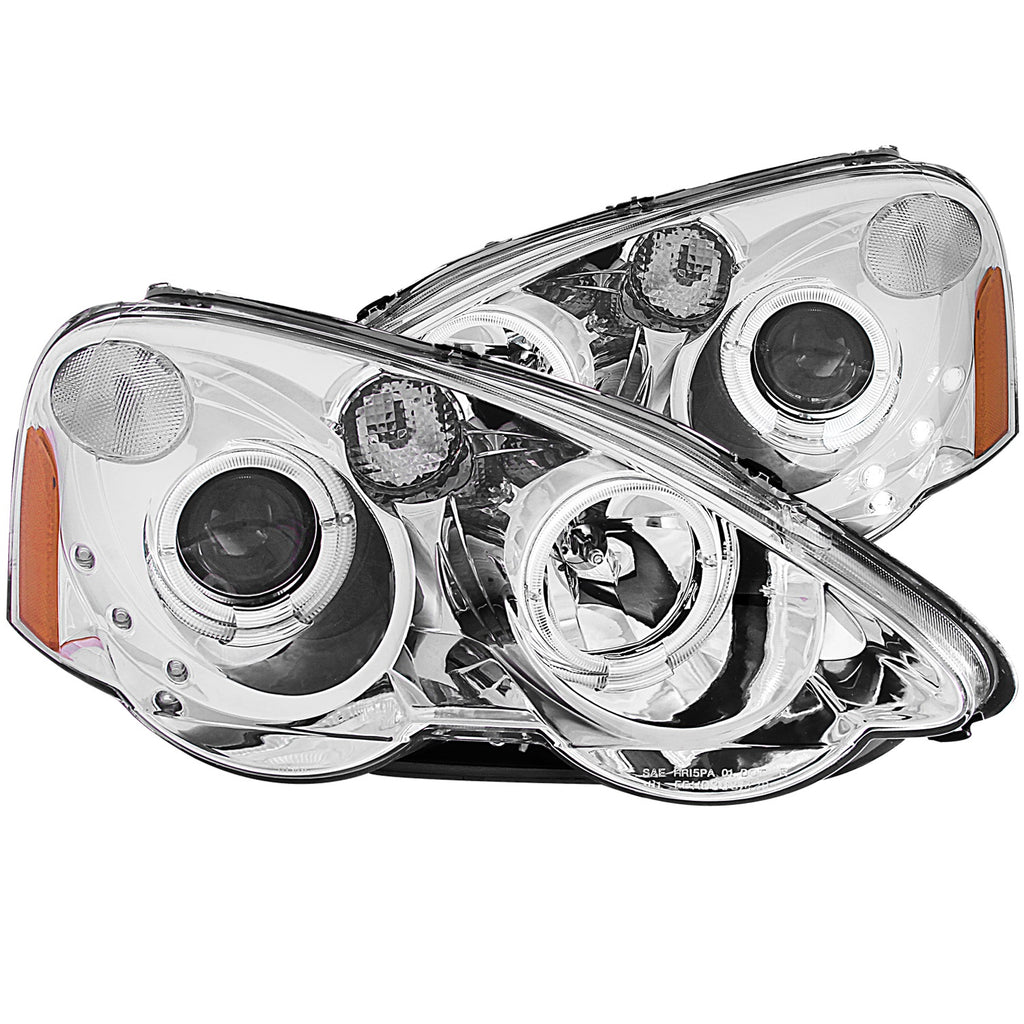 Anzo USA 121360 Projector Headlight Set w/Halo Fits 02-04 RSX