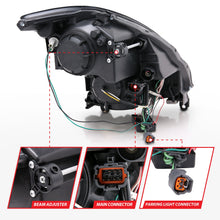 Load image into Gallery viewer, Anzo USA 121363 Projector Headlight Set w/Halo Fits 03-05 G35