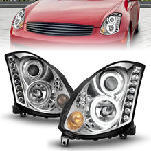 Load image into Gallery viewer, Anzo USA 121364 Projector Headlight Set w/Halo Fits 03-05 G35
