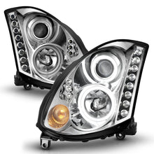 Load image into Gallery viewer, Anzo USA 121364 Projector Headlight Set w/Halo Fits 03-05 G35