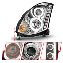Load image into Gallery viewer, Anzo USA 121364 Projector Headlight Set w/Halo Fits 03-05 G35